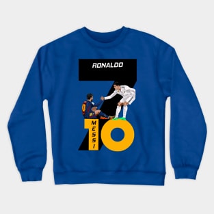 Cristiano Ronaldo and Lionel Messi Crewneck Sweatshirt